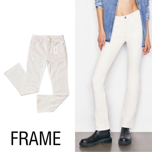 NWT Frame Denim Le Nik Boot Cut Jeans - Picture 1 of 12